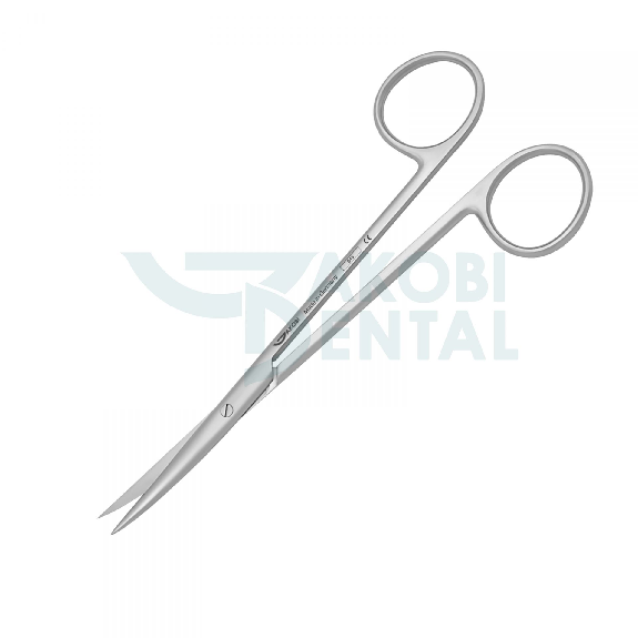 Gebogene chirurgische Schere 140 mm aus Edelstahl-Beschreibung lesen