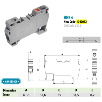 Morsetto connettore ibrido a vite/molla 6 mm²-Leggi tutto