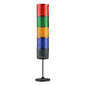 Colonne de signalisation à quatre étages avec montage en saillie-Lire la description