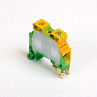 Morsetto di connessione a vite per guida DIN 10 mm², 2 fili, grigio-Leggi tutto