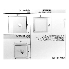 Caja de plástico IP65 para interruptor de levas
