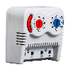 Thermostat bimétallique double à commutation NC+NO, plage 0-60°C