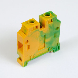 Morsetto di connessione a vite per guida DIN 16 mm², 2 fili, grigio-Leggi tutto