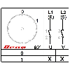 Interruttore rotativo 10A 1 polo
