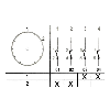 Interrupteur rotatif 25A 2NC - 2NO