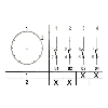Interrupteur rotatif 25A 2NC - 2NO