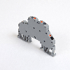 Morsetto di connessione a molla 4 mm², 2 livelli, per guida DIN