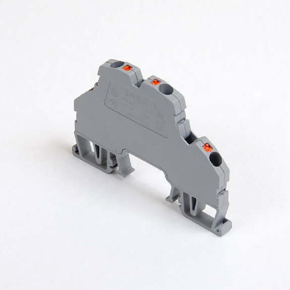 Morsetto di connessione a molla 4 mm², 2 livelli, per guida DIN-Leggi tutto