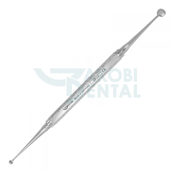 Curetta ossea in acciaio inox con manico #3-Leggi tutto