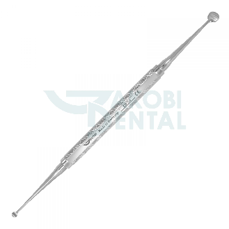 Curetta ossea in acciaio inox con manico #3-Leggi tutto