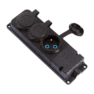 Presa elettrica tripla IP44 con coperchio ermetico-Leggi tutto