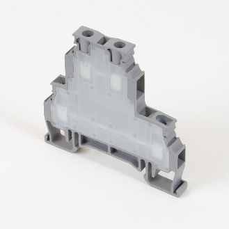 Morsetto di connessione a vite 4 mm², 2 livelli, per guida DIN-Leggi tutto