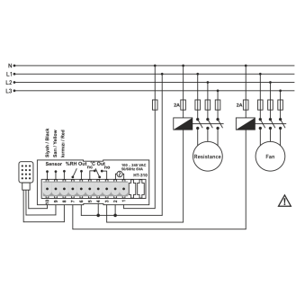 Relé de control digital de temperatura y humedad para panel-Leer más
