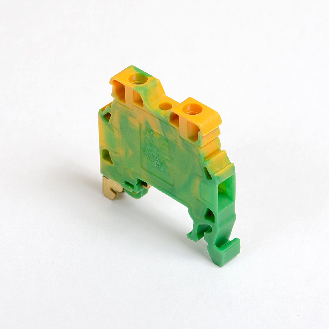 Morsetto di connessione a vite per guida DIN 4 mm², 2 fili, grigio-Leggi tutto