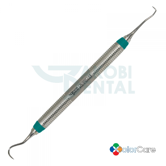 Scaler dentale in acciaio inossidabile con manico ColorCare-Leggi tutto