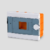 Cuadro eléctrico modular empotrado de plástico IP40
