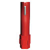 Sonda de nivel de acero inoxidable con carcasa de PVC