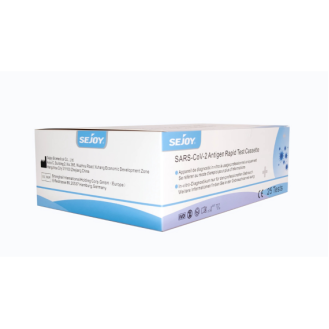 Covid-Antigen-Schnelltests Box mit 25 Tests-Beschreibung lesen