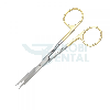 Ciseaux chirurgicaux droits 130 mm en acier inoxydable