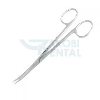 Chirurgische Schere, gebogen, 140 mm, Edelstahl-Beschreibung lesen