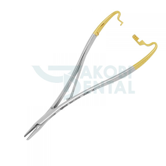 Porte-aiguille chirurgical 170 mm avec inserts en carbure de tungstène-Lire la description