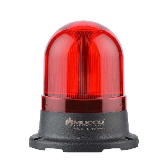 Segnalatore luminoso rosso 85-250 V AC/DC ø70 mm-Leggi tutto