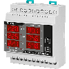 Dreiphasen-DIN-Digitalmultimeter 100 A