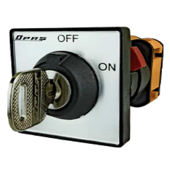 Interruptor rotativo con llave 20 A 3 polos-Leer más
