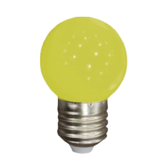 Ampoule LED colorée E27 1W Rouge-Lire la description