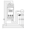 Thermostat sur rail DIN avec capteur externe