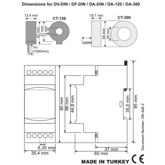 Voltmètre numérique pour tension alternative 0-500 V-Lire la description