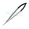 Forbici microchirurgiche curve in acciaio inossidabile