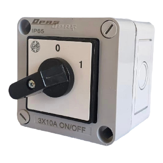Interruptor de mantenimiento tripolar IP65-Leer más