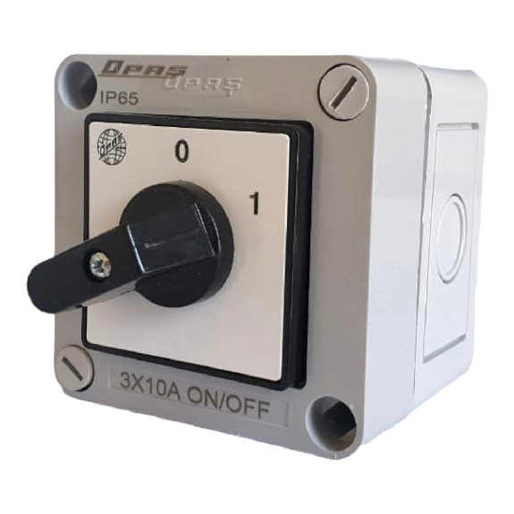 Interruptor de mantenimiento tripolar IP65-Leer más