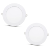Panneau LED rond encastrable 18W 6500K