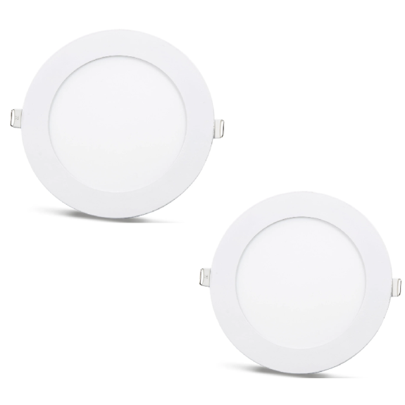 Panneau LED rond encastrable 18W 6500K-Lire la description