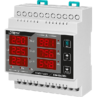 Dreiphasen-DIN-Digitalmultimeter 250 A-Beschreibung lesen