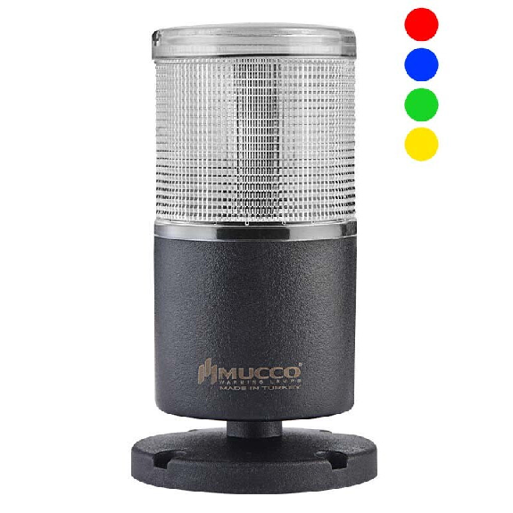 Colonne de signalisation RGB avec buzzer pour montage en saillie-Lire la description
