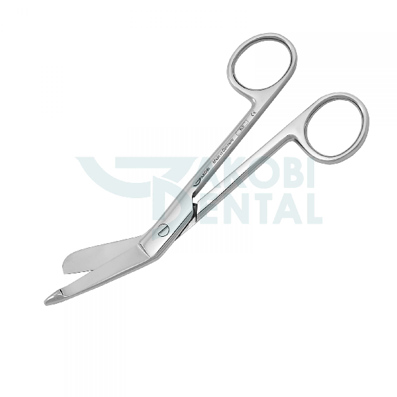 Forbici per bendaggi angolate 145 mm in acciaio inossidabile-Leggi tutto