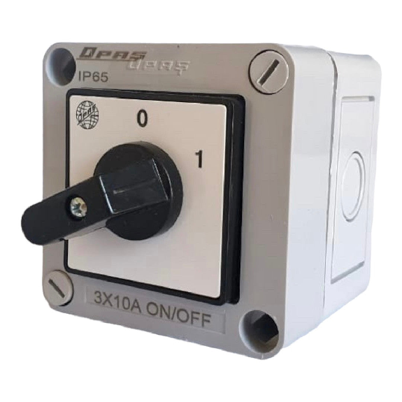 Interrupteur tripolaire IP65 100 A-Lire la description