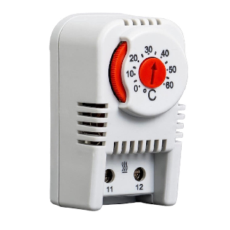 Thermostat bimétallique 0-60°C NC pour rail DIN-Lire la description