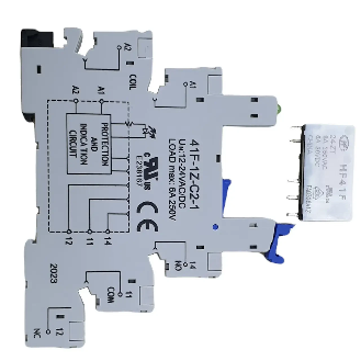 Modulo relè per guida DIN 6 A NO+NC-Leggi tutto