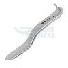 Divaricatore guance in acciaio inox 155mm