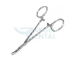 Pince hémostatique courbée en acier inoxydable 120 mm