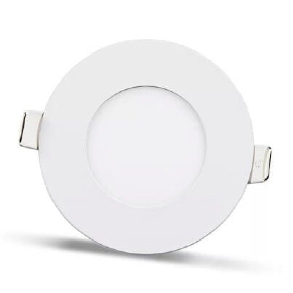 Panneau LED rond encastré 3W 270 lm blanc chaud-Lire la description