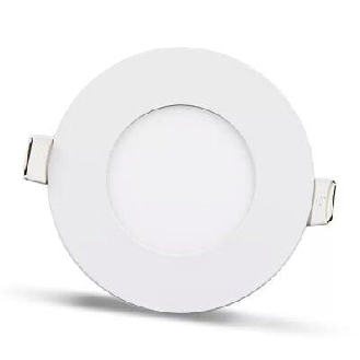 Panneau LED rond encastré 3W 270 lm blanc chaud-Lire la description