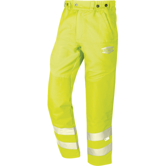 PANTALON DEBROUSSAILLAGE JV JAUNE-Lire la description