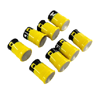 Pulsante di allarme giallo 27 mm-Leggi tutto