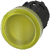 Elemento frontale per lampada spia 22 mm in plastica