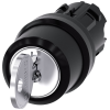 Elemento frontale per selettore a chiave 22 mm